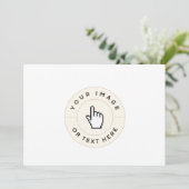 招待状 - オーダーメイド (画像/テキストを追加) (スタンド正面)