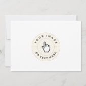 招待状 - オーダーメイド (画像/テキストを追加) (裏面)