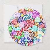 招待状-キャンディコラージュ 招待状 (正面)