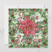 招待状 - クリスマスの理由はイエス (正面)