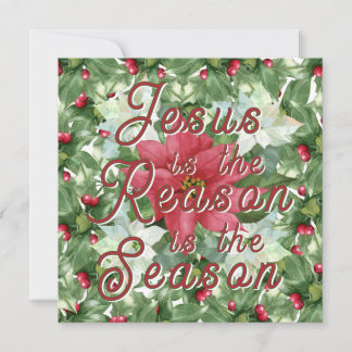 招待状 - クリスマスの理由はイエス