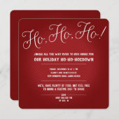 招待状 |クリスマス |ほ、ほ、ほ！ (正面/裏面)