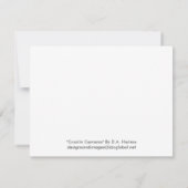 招待状 – クルーズインカマロス (裏面)