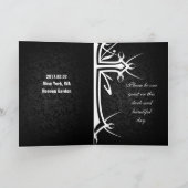 招待状 – ゴシックブラック（白色灯付き） (内部)