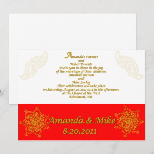 招待状:サンプル1 招待状 (正面/裏面)