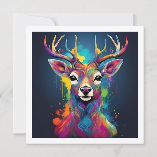 招待状 – ザカラフルシカ (正面)