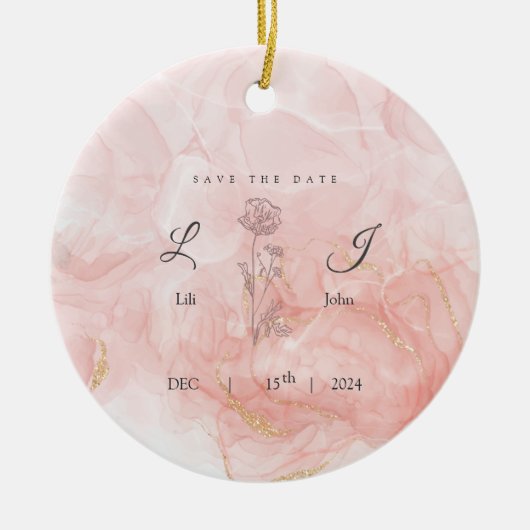 招待状 セラミックオーナメント (正面)