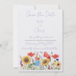 招待状 セーブ・ザ・デート。 デイブ フラワーの作品