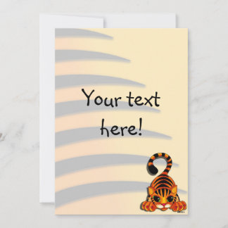 招待状-タイガー 招待状