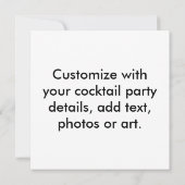 招待状-ダイヤモンド&マーティニス 招待状 (裏面)