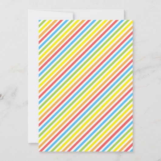 招待状/トランポリンの招待状を跳んで下さい 招待状 (裏面)