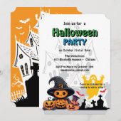 招待状 : ハロウィン ハウス #3 (正面/裏面)
