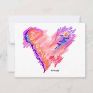 招待状-ハート 感じ 招待状