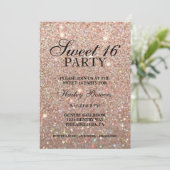 招待状-バラ金ゴールドFabSweet sixteenII 招待状 (スタンド正面)