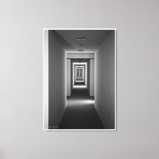 招待状、ファインアート建築勉強 キャンバスプリント (正面)