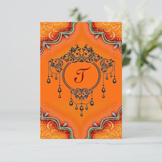 招待状*ヘナ 招待状 (スタンド正面)