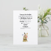 招待状 – ベビーガールズ1st誕生日パーティー (スタンド正面)