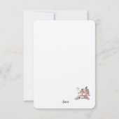 招待状:ベビー子猫 招待状 (裏面)