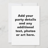 招待状-ポップアートのマルガリータ 招待状 (裏面)