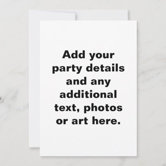 招待状-ポップアートのマルガリータ 招待状 (裏面)