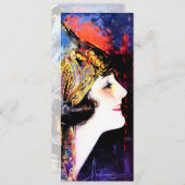 招待状、マーサ·マンスフィールド 招待状 (正面/裏面)