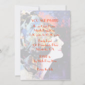 招待状, マーサ・マンズフィールド, メタリックゴールドストック 招待状 (裏面)