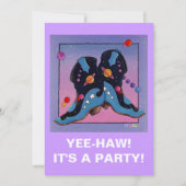 招待状 – ミッドナイトカウボーイブーツ (正面)