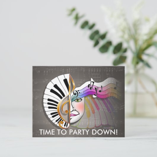 招待状 – ミュージックマスク (スタンド正面)