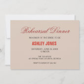 招待状、リハーサルディナー、ピアノバラ記念日 招待状 (裏面)