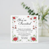 招待状-レッドローゼス 招待状 (スタンド正面)