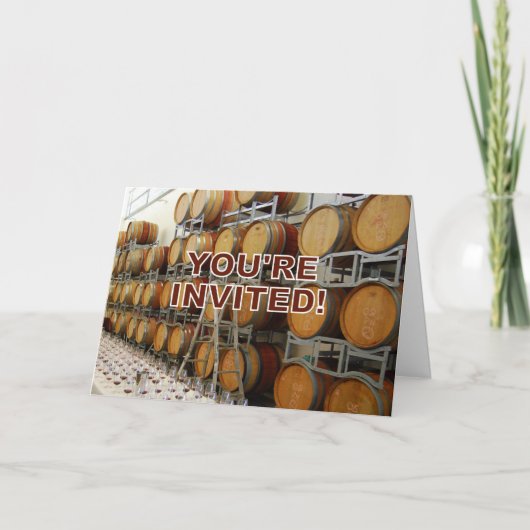 招待状、ワイナリー 招待状 (正面)