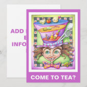 招待状-不機嫌プラッタ 招待状 (正面/裏面)