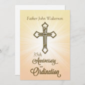 招待状、叙位三十周年記念 招待状 (正面/裏面)