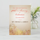 招待状、叙順祝福40周年 招待状 (スタンド正面)