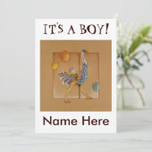 招待状-回転木馬オストリッチ 招待状 (スタンド正面)