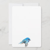 招待状 : 幸せの青い鳥 (正面)