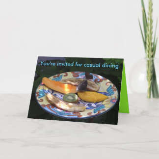 招待状-招待されましたカジュアル 招待状