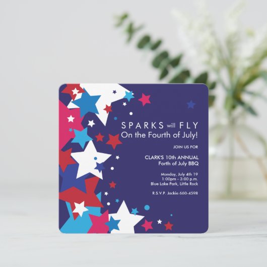 招待状 |火花が7月4日に飛ぶ (スタンド正面)