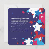 招待状 |火花が7月4日に飛ぶ (裏面)