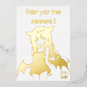 招待状　 箔招待状 (正面)