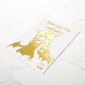 招待状　 箔招待状 (回転した状態)