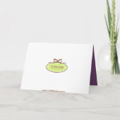 招待状（紫） 招待状 (裏面)