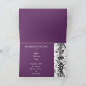 招待状（紫） 招待状 (内部)