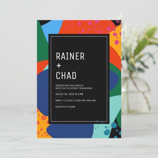 招待状 | 結婚式 | ナイト・ミュージアム (スタンド正面)