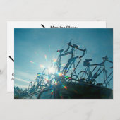 招待状 – 自転車ミートアップ (正面/裏面)