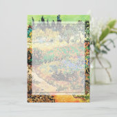 招待状。花咲く庭園の小道 招待状 (スタンド正面)