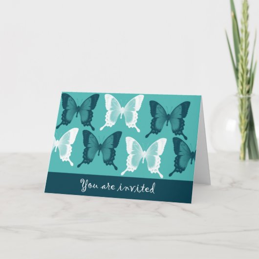 招待状 – 蝶 (正面)