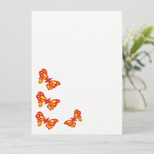 招待状/蝶 招待状 (スタンド正面)