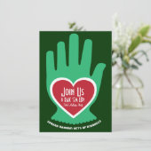 招待状: 親切さのクリスマスの偶然の事故 招待状 (スタンド正面)