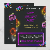 招待状 誕生日ゲーム – 楽しい印刷可能なパーティーゲーム (正面/裏面)